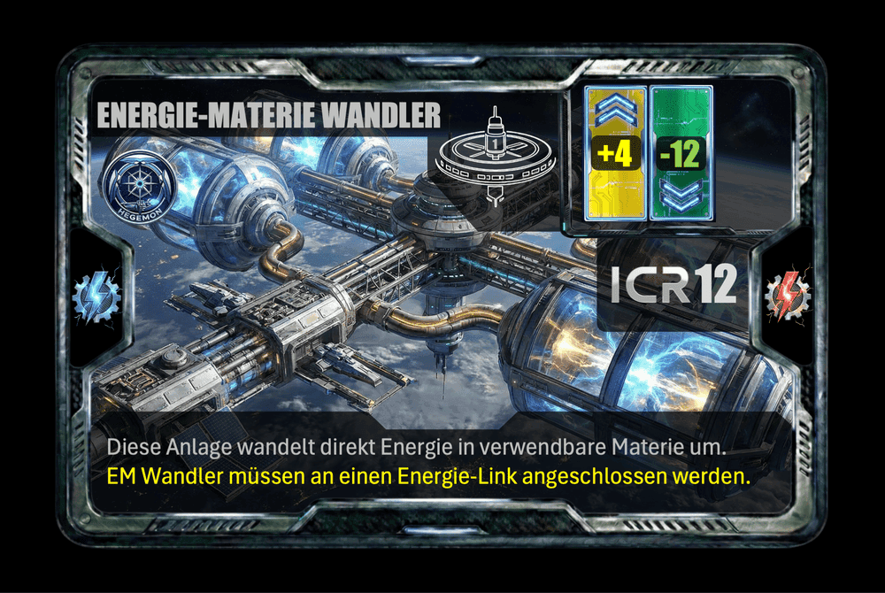 Energie-Materie Wandler